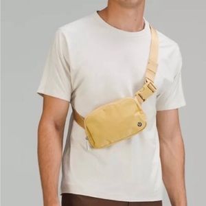 LULULEMON Every day belt bag in butter/chamois color! New without tags